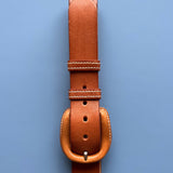 Handmade leather belt