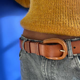 Handmade leather belt