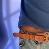 Handmade leather belt
