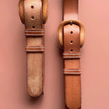 Handmade leather belt